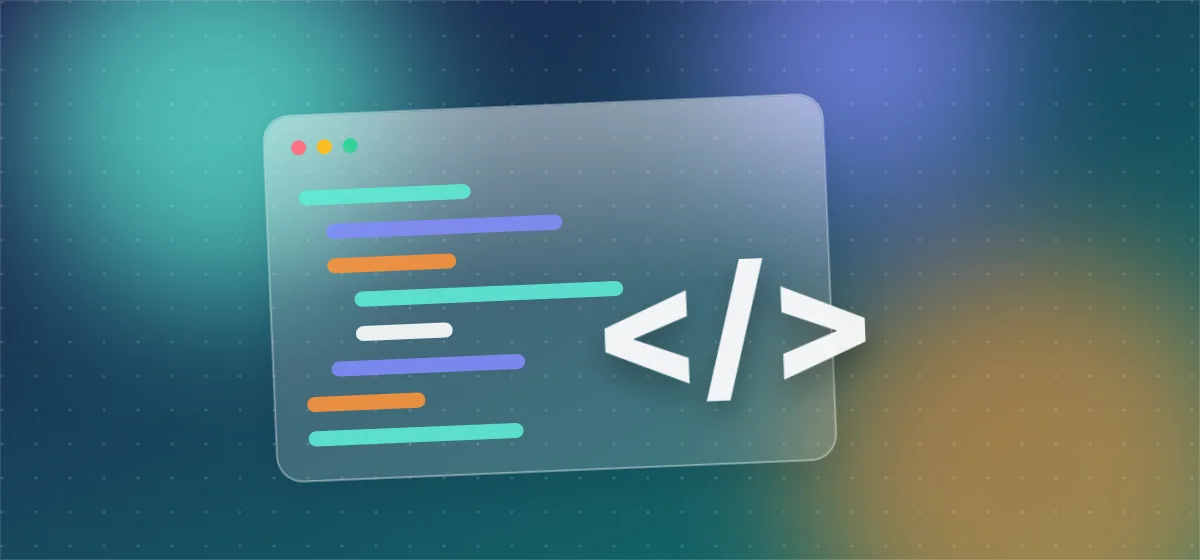 Illustration of a layered pyramid of colourful test blocks with green check marks rising over a database icon