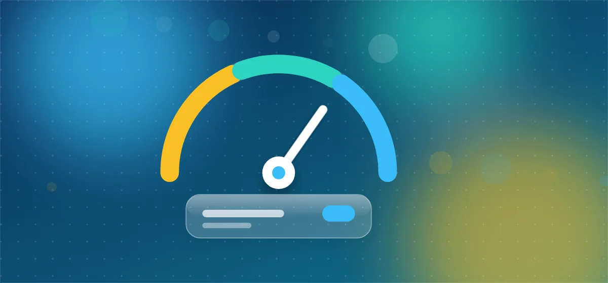 Illustration of a glowing dashboard with colourful line graphs, a heartbeat pulse and a small alert bell